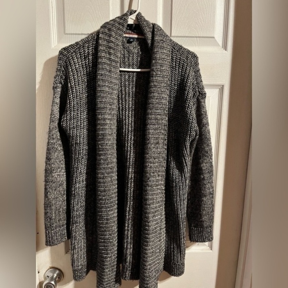 Tommy Hilfiger Oversized Gray Women’s Cardigan Size Small